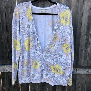 Old Navy Floral Print Cardigan
